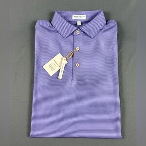 Peter Millar Golf Shirt Polo CS Summer Comfort Golf Shirt Polo Medium Purple
